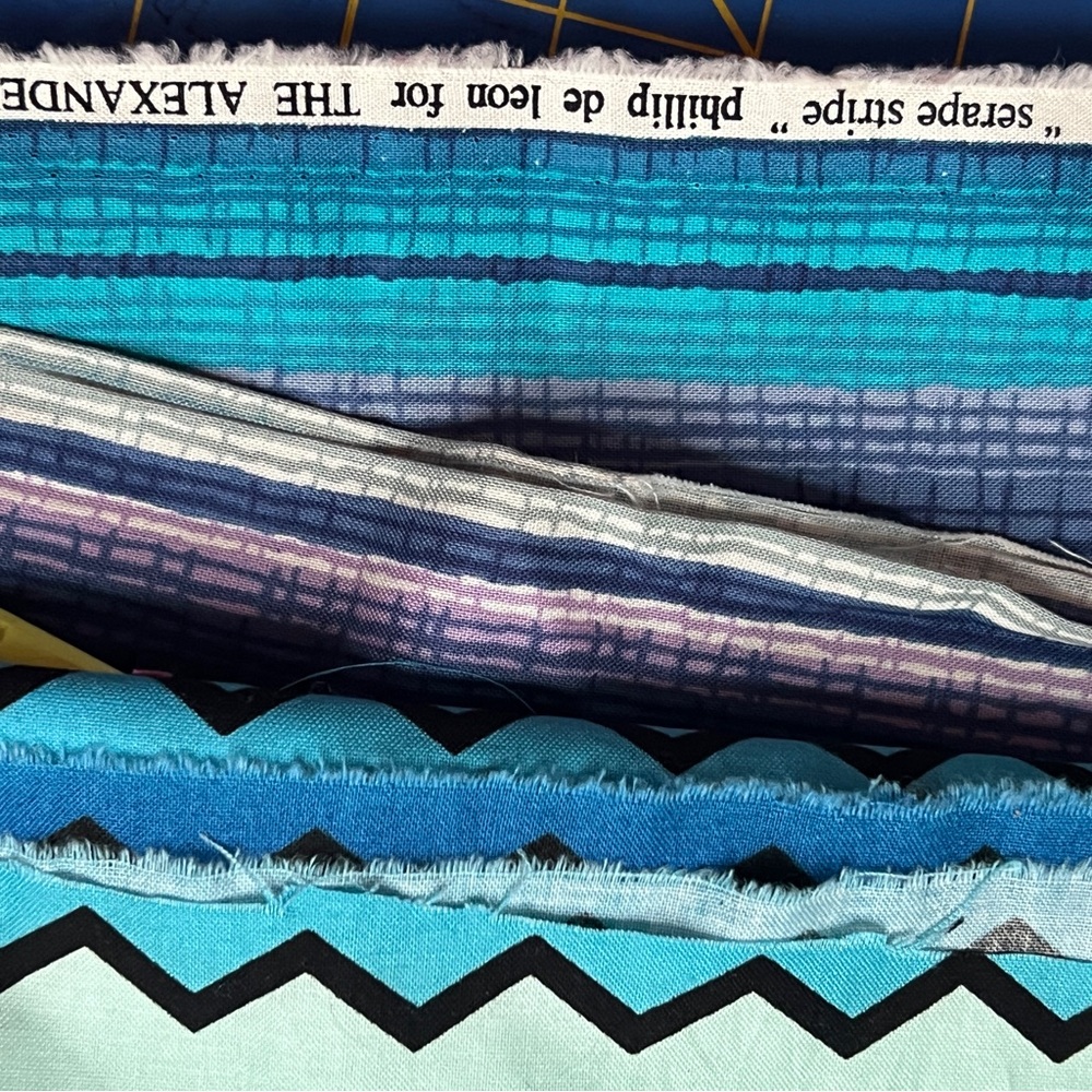 Riley Blake Designs Chevron & Alexander quilting cotton fabric